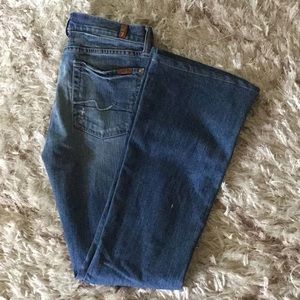 7 For All Mankind Flare Jeans Size 27